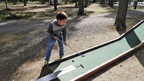 Minigolf on hauskaa.