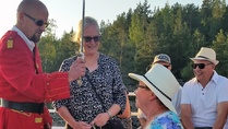 Kolmen klubin Linnansaaren retkellä "lyötiin" uusia ritareita 31.7.18.