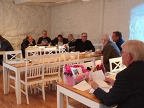 Viiden klubin leikkimielinen tietovisailu pidettiin
Partalan Kuninkaankartanossa 9.5.19.