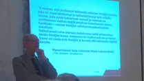 Prikatikenraali evp Lauri Kiianlinna kertoi SUomen uhkista 19.5.2014.