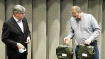 Lahjoitimme koululle opetuskäyttöön kaksi "vesireppua". Vesireppu sisältää välineet ja ohjeet, joiden avulla vesistön tutkiminen on helppoa ja hauskaa.