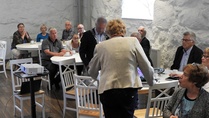 Piirikuvernööri Vesa Martikkala vieraili klubissa 28.08.18.
