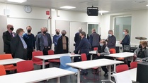 Tutustuimme rehtori Olli Kossilan johdolla Martti Talvela -kampukseen 1.3.22.