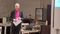 Vieraana emerituspiispa Seppo Häkkinen 5.11.24.