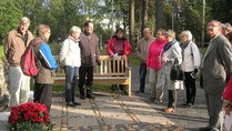 Juvan vanha hautausmaa on kunnostettu. Tutustuimme alueeseen 8.9.2015.