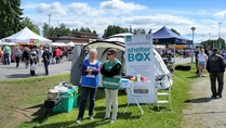 Rotarit olivat mukana Juvan kesäkarkeloissa 8.7.17.