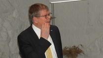 Professori Martti Häikiön esitelmän aiheena 18.2.20 oli vuoden 1944 pääministeri Antti Hackzell.