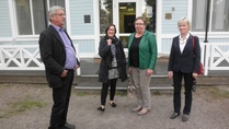 Lottamuseon edustalla 9.9.2014.