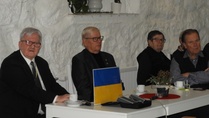 Erkki Ikäläinen Savonlinnan klubista kertoi viikkokokouksessa 29.11.22 Ukrainan avustamisesta.