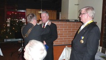 50- vuotisjuhla 12.12.2009.
Pertille luovutettiin PHF tunnustus. Risto toimi illan juontajana.
