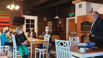 Maakuntajohtaja Pentti Mäkinen vieraili klubissa 25.5.21.