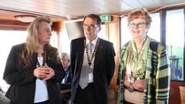 Rantasalmen, Savonlinnan  ja Juvan klubien uudet presidentit 14.6.18.