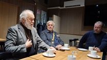 Piirikuvernööri Atte von Wright ja AG Markku Ranin vierailivat klubissa 25.11.