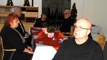 Järjestimme omaishoitajille perinteisen jouluruokailun Juvakodissa 21.11.23
