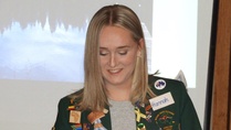 Vaihto-oppilas Hannah Clancyn lähtiäisiä vietettiin Rantasalmella 10.1.19.