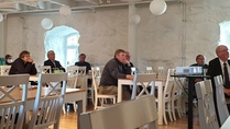 Heikki kertoi vuoroesitelmässään Juvan muistomerkeistä 22.9.20.