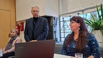 Perinteinen omaishoitajien jouluruokailu Juva kodissa.