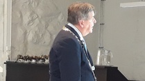 Piirikuvernööri Osmo Siiran vierailu klubissa 12.9.17.