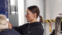 Asiantuntevana oppaana oli vesihuoltopäällikkö Anne Ruotsalainen,